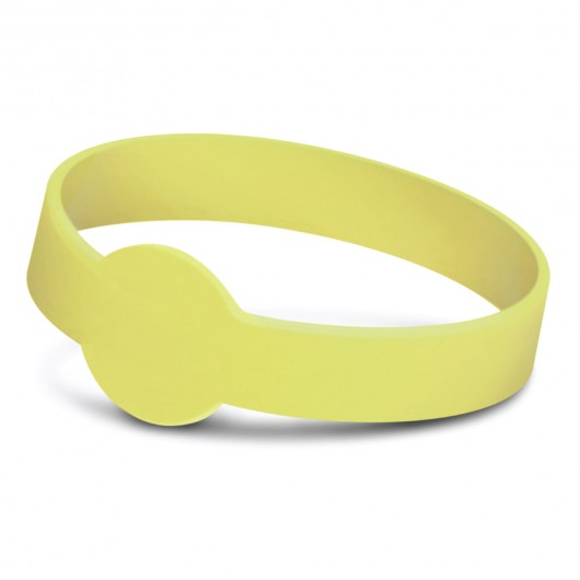Maxi Silicone Bands - Glow yellow